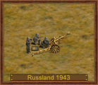 10,5 cm leFH 18M D-1943, Russland