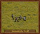 3,7 cm PaK 36,Stielgrante 41, D-1944 Frankreich