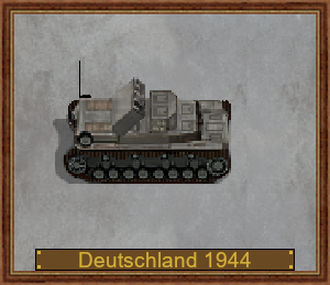 Pz IV C,Raketenwerfer D-1944, Deutschland