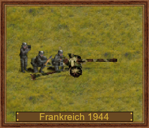 7,5 cm PaK 40, D-1944 Frankreich