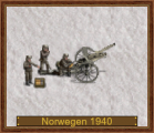 10,5 cm leFH 16, D-1940 Norwegen