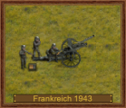 10,5 cm leFH 16, D-1943 Frankreich