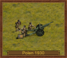 10,5 cm wz.29, PL-1930, Polen