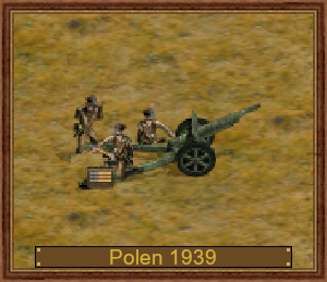 10,5 cm wz.29, PL-1939, Polen