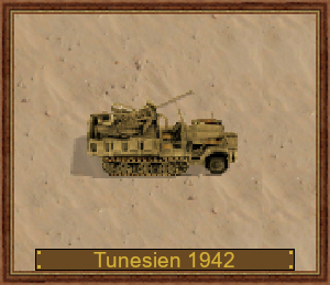 2 cm FlaK 30,Sd.Kfz.10-4 D-1942 Tunesien