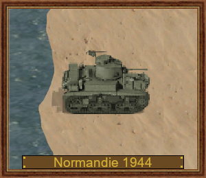 M3 rund, USA-1944 Normandie
