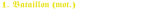 Schriftzug 1 Bataillon (mot)