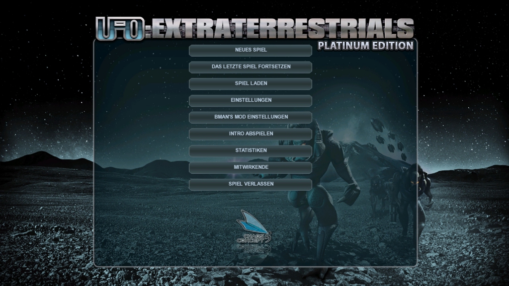Bild 1 (Startbildschirm UFO 1 ET Platinum)