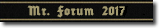 Ärmelband Mr Forum 2017