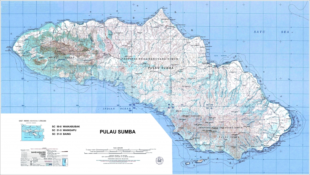 Karte Pulau Sumba