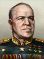 Portrait Soviet Gregory Zhukov